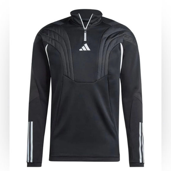 Adidas Men Tiro 23 C Winter-rized Gimo Shirts Run Black Casual Top Jersey size S - Picture 1 of 9